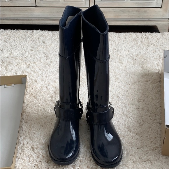 Navy Blue Michael Kors Rain boots - Picture 4 of 6